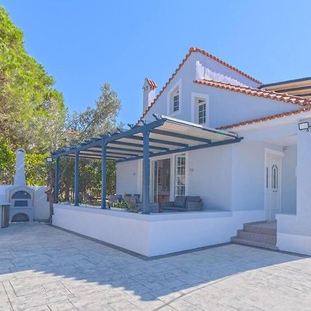 Lefkathia Beach Villa - Gated Beach-Front Private Villa At Lefkathia Beach, Chios! Volissos Bagian luar foto